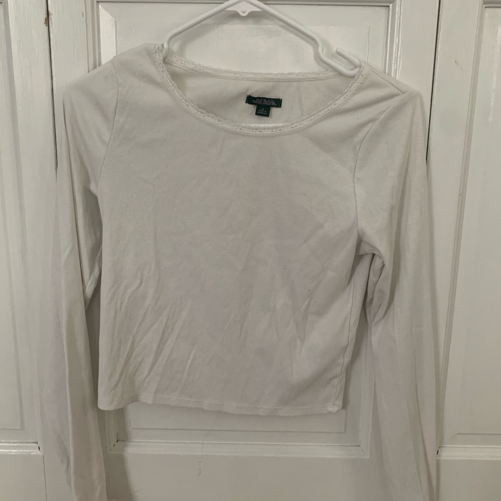 White Wild Fable Longsleeve